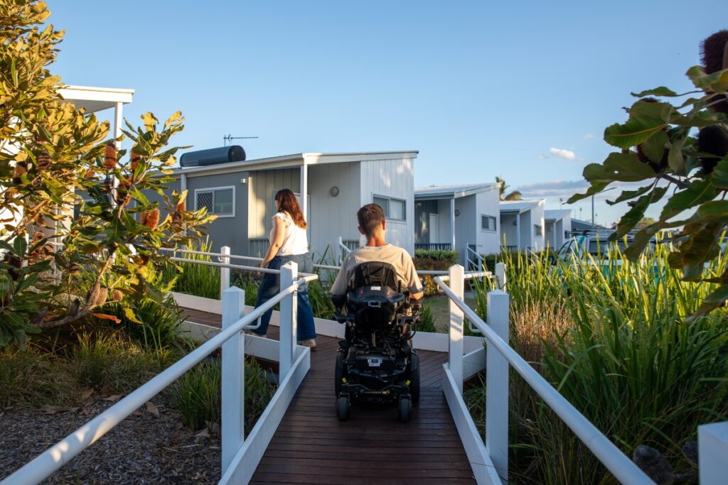 Comfortable short-term respite accommodation provided by Joyful Support on the Gold Coast